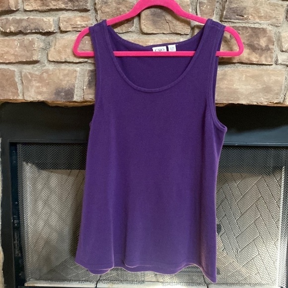 Cato Sweaters - Cato purple sleeveless sweater. Size 14/16W